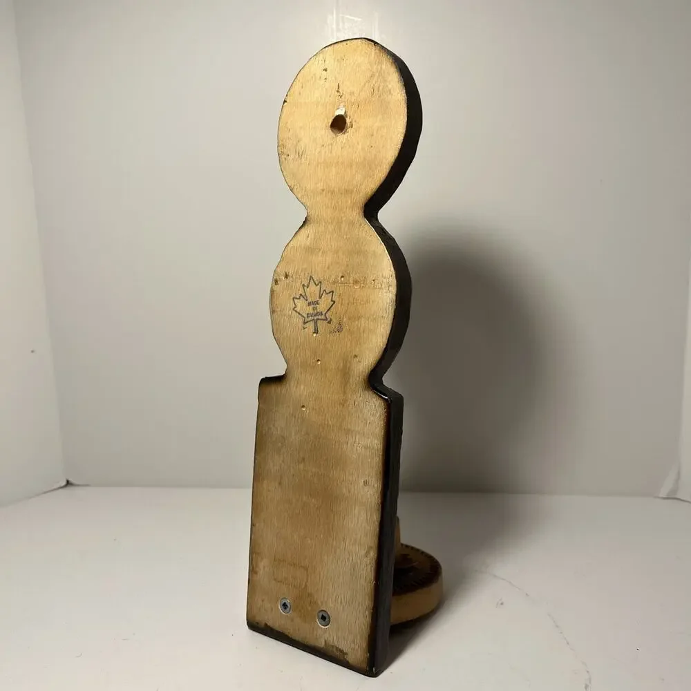 Vintage Wooden Wall Sconce Farmhouse Aesthetic Decor 12 X 4 Made In Canada